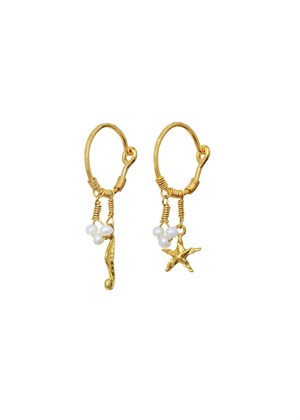 Momi earring Gold Maanesten 